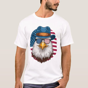 Liberty's Guardian: Eagle Design T-Shirt
