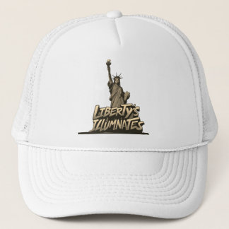 Liberty's light llluminates  trucker hat
