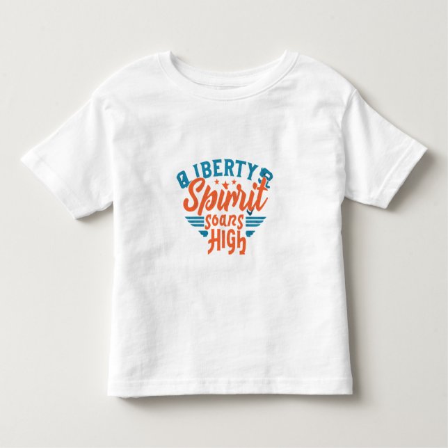 Liberty's Spirit Soars High Toddler T-Shirt (Front)