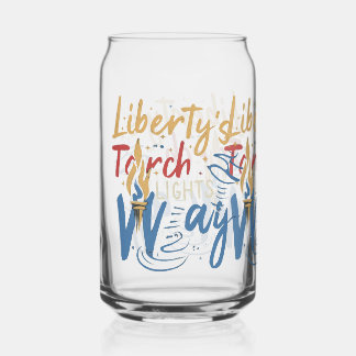Liberty's Torch Lights Way Can Glass