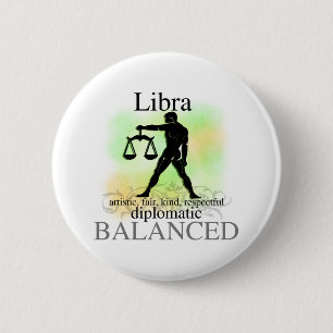 Libra About You 6 Cm Round Badge