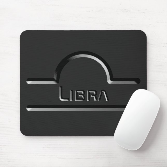 Libra, Abstract Design of the Zodiac Sign Mouse Pad (With Mouse)