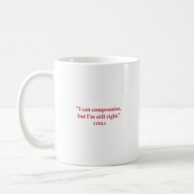  Libra Aesthetic Coffee Mug (Left)