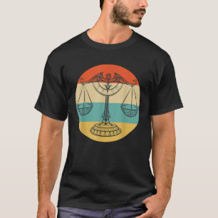 Libra Art Zodiac Sign Astrology Scale of justice B T-Shirt