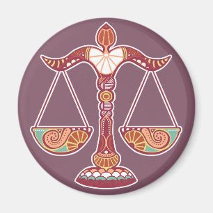 Libra Astrological Sign Magnet