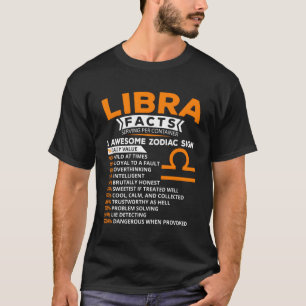 Libra Astrology Zodiac Sign T-Shirt