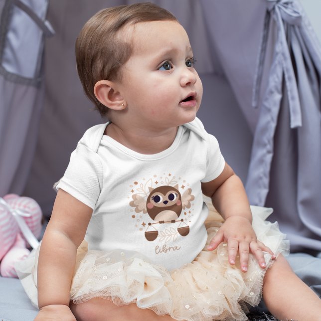 Libra Baby: "Little Libra's Balanced Charm" Baby Bodysuit (Creator Uploaded)