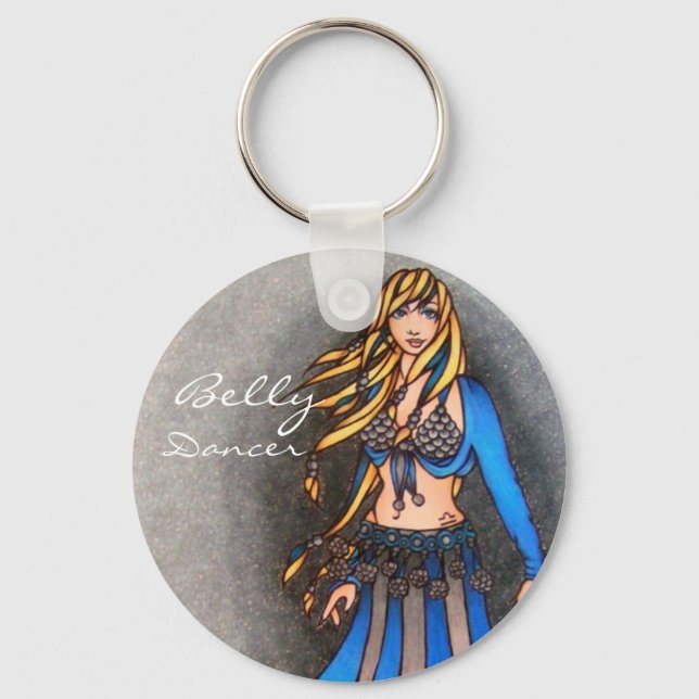 Libra Belly Dancer Key Ring (Front)