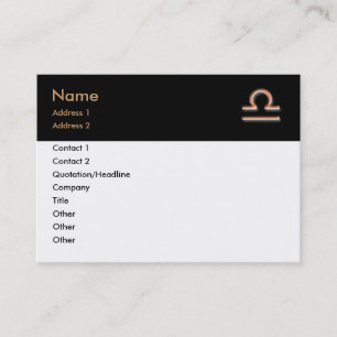 Libra Business Card