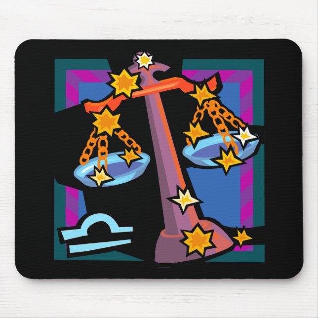 Libra Composition Mouse Pad (Front)