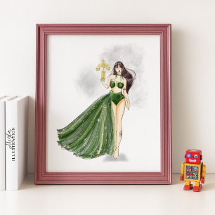 Libra Constellation Artwork, Cosmic Zodiac, Poster