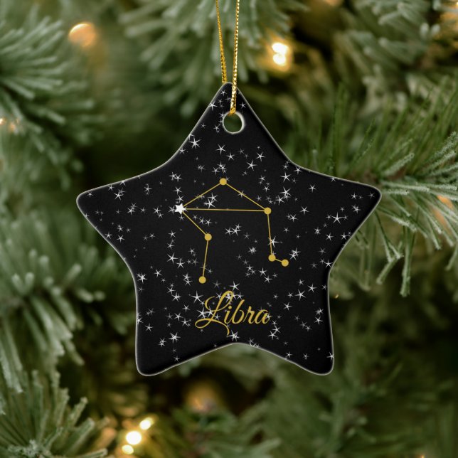 Libra Constellation Ceramic Tree Decoration (Tree)