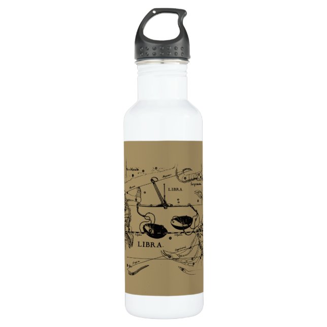 Libra Constellation Hevelius 1690 Sept23 - Oct22 710 Ml Water Bottle (Front)