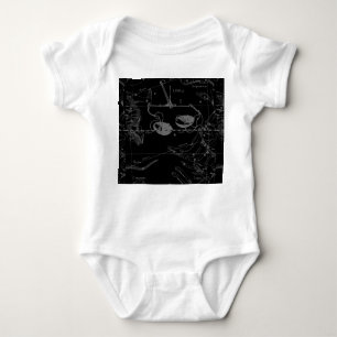 Libra Constellation Hevelius circa 1690 Baby Bodysuit