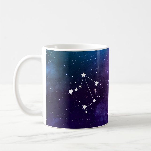 Libra Constellation Zodiac Mug (Left)
