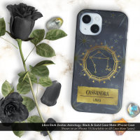Libra Dark Zodiac Astrology: Black & Gold