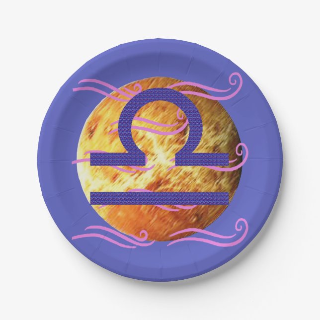 Libra Dessert Plates (Front)