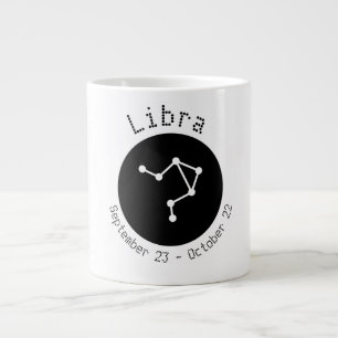 Libra Dot Line Jumbo Mug