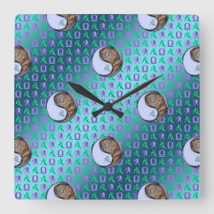 Libra & Earth Dog Wall Clock