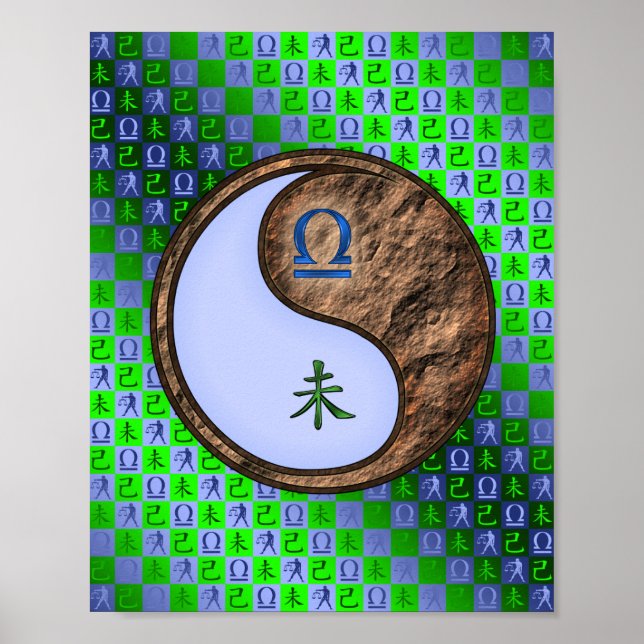 Libra & Earth Goat Poster (Front)