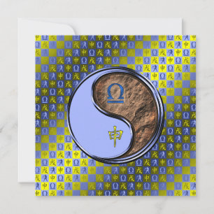Libra & Earth Monkey Card