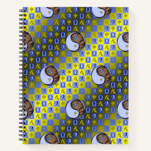 Libra & Earth Monkey Notebook (Front)