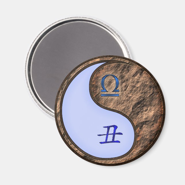 Libra & Earth Ox Magnet (Front/Back)