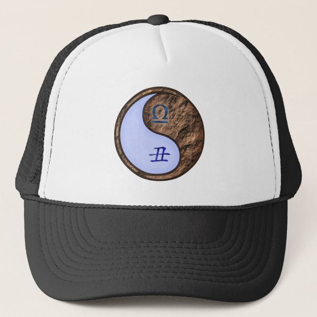 Libra & Earth Ox Trucker Hat (Front)