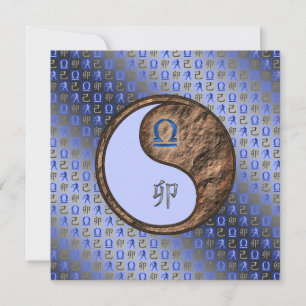 Libra & Earth Rabbit Card