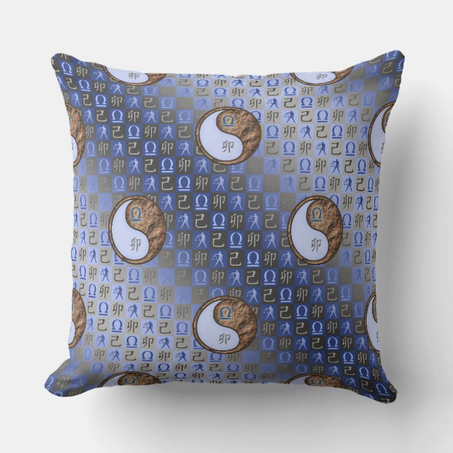 Libra & Earth Rabbit Cushion (Front)