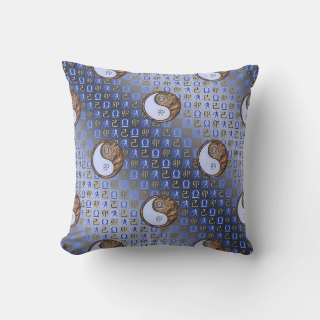Libra & Earth Rabbit Cushion (Front)