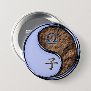 Libra & Earth Rat 7.5 Cm Round Badge