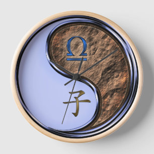 Libra & Earth Rat Clock
