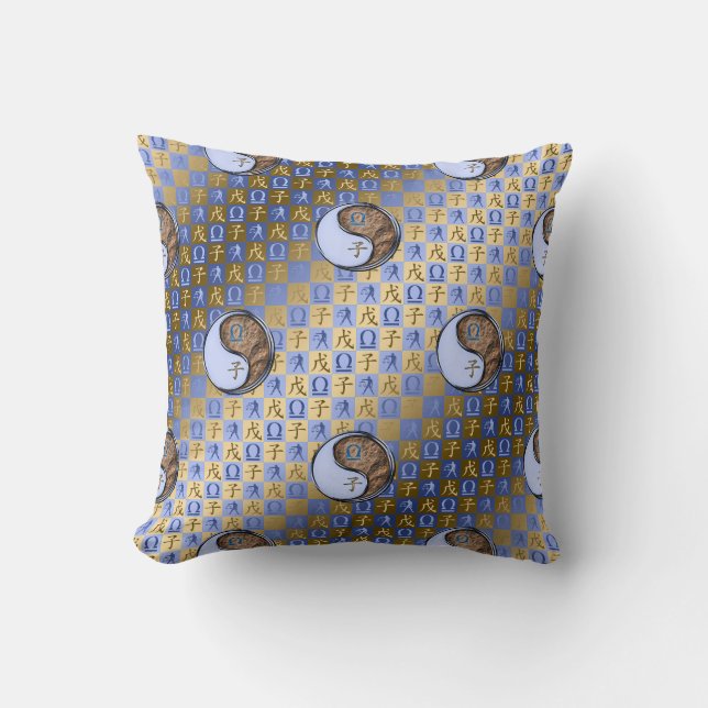 Libra & Earth Rat Cushion (Front)