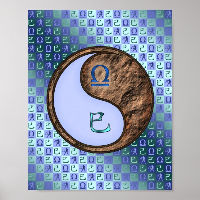 Libra & Earth Snake Poster (Front)