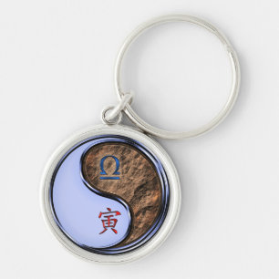 Libra & Earth Tiger Key Ring