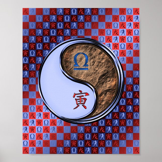Libra & Earth Tiger Poster (Front)