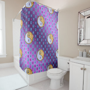 Libra & Fire Boar Shower Curtain