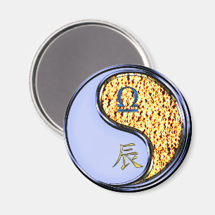 Libra & Fire Dragon Magnet