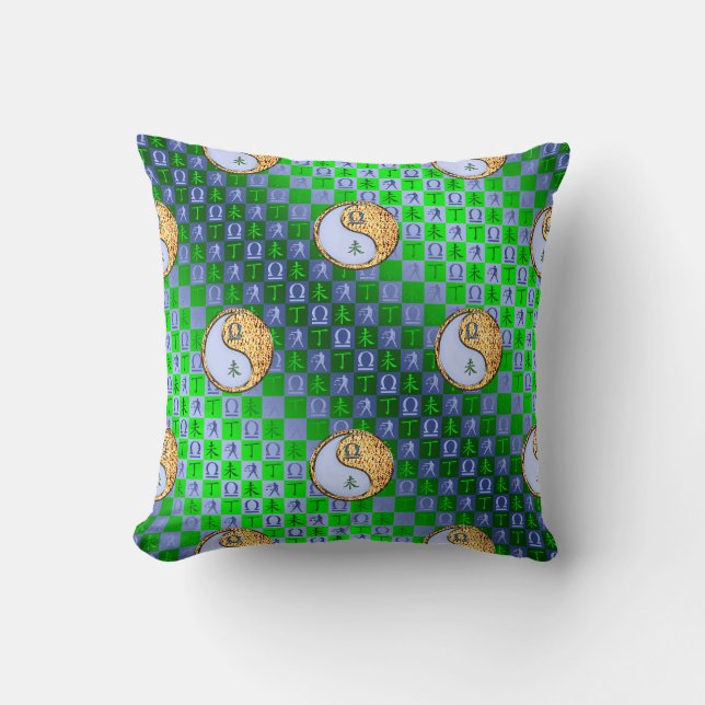 Libra & Fire Goat Cushion (Front)