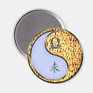 Libra & Fire Goat Magnet