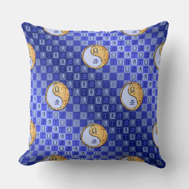 Libra & Fire Ox Cushion (Front)