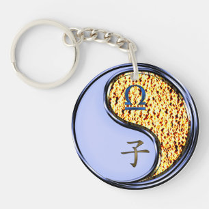 Libra & Fire Rat Key Ring