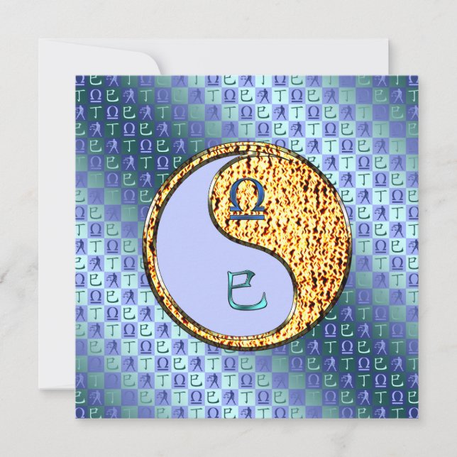 Libra & Fire Snake Card (Front)