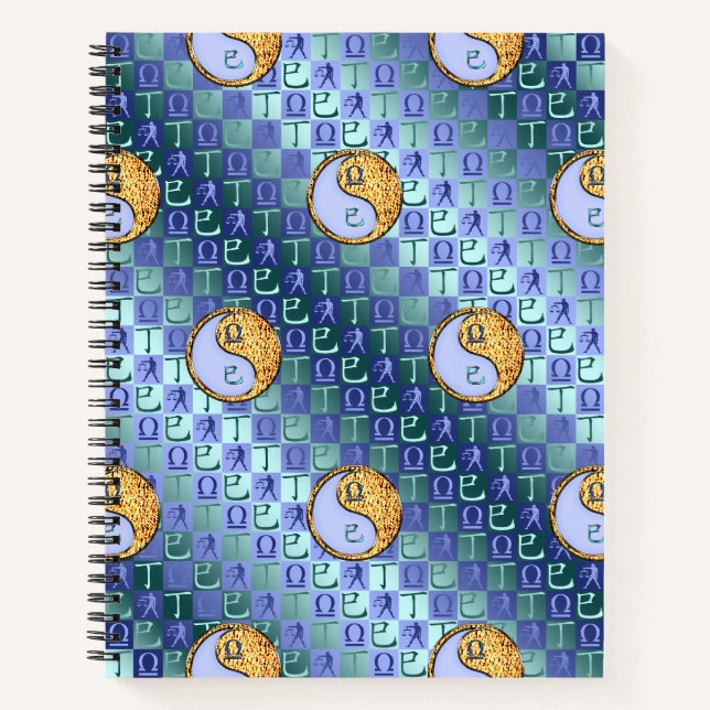 Libra & Fire Snake Notebook (Front)