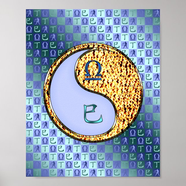 Libra & Fire Snake Poster (Front)