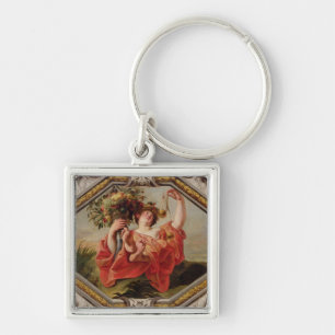 Libra, from the Signs of the Zodiac Key Ring