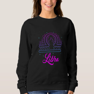Libra Girls Women Bday Astrology September October Sweatshirt