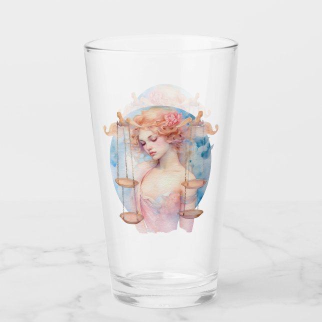 Libra Glass Cup (Front)