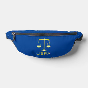 Libra Golden Scales Star Sign Bum Bags